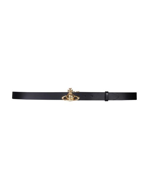 Vivienne Westwood Belt With Orb Buckle in White Lyst