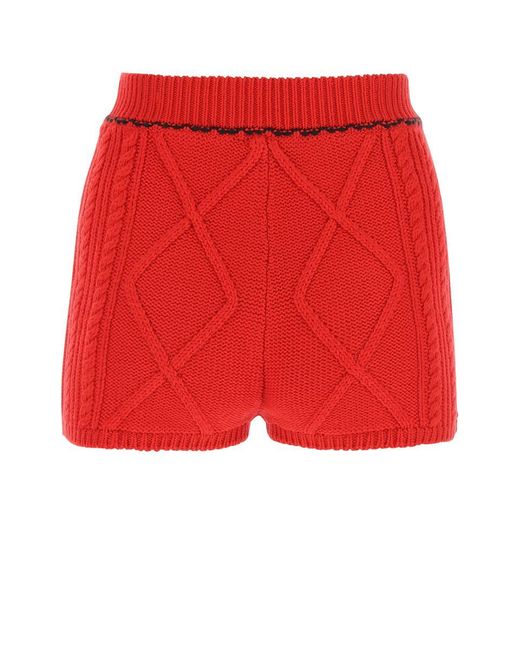 MARINE SERRE Red Shorts-m