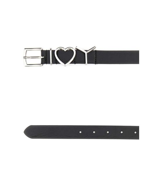 Y. Project Black Leather Belt