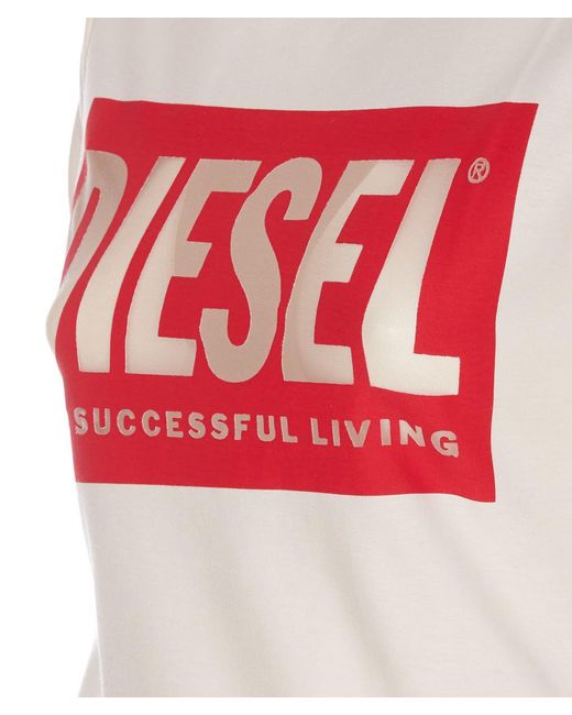 DIESEL Red T-shirts And Polos