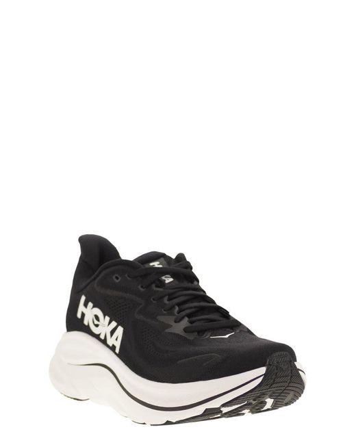 Hoka One One Black Clifton 10 for men