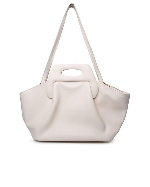 THEMOIRÈ White 'Dhea' Vegan Leather Bag
