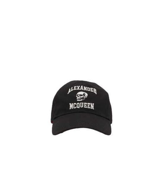 Alexander McQueen Black Cap for men