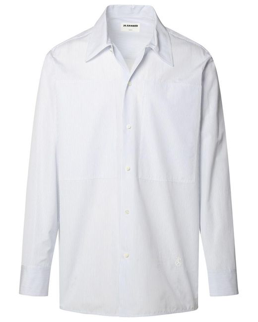 Jil Sander White Tuesday Cotton Shirt for men
