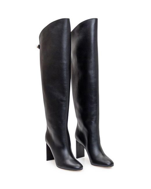 Skorpios Black Adriana Leather Boot
