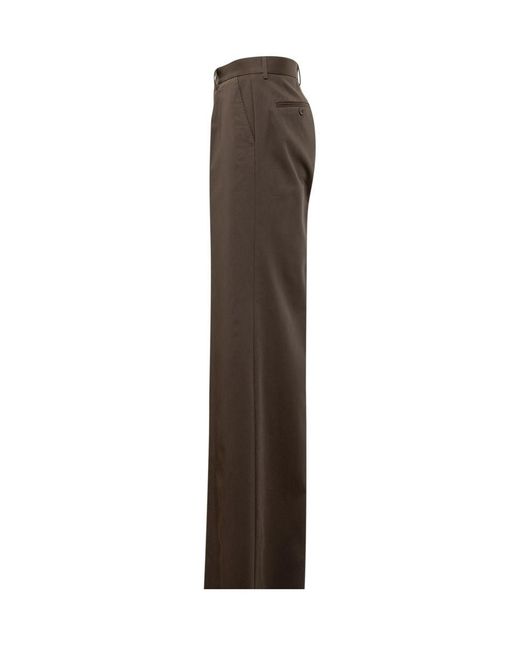 Dolce & Gabbana Brown Cotton Trousers for men