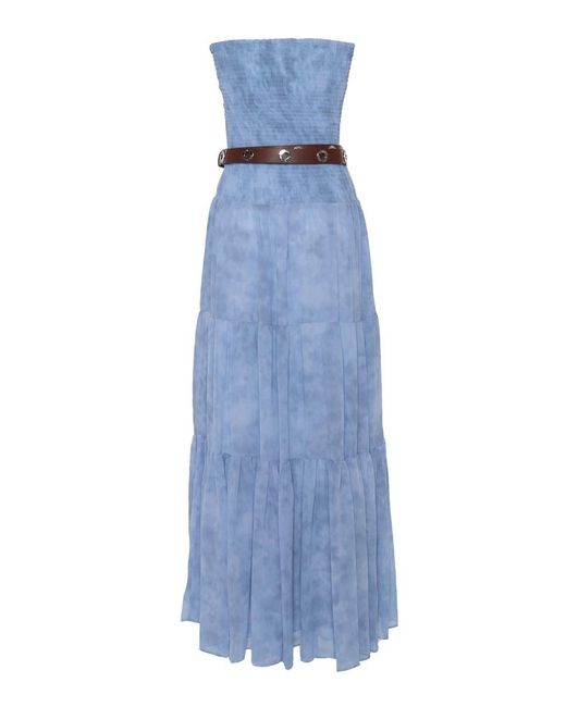 Michael Kors Blue Midi Dress