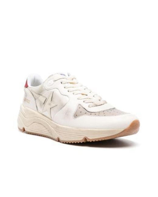 Golden Goose Deluxe Brand White Flat Shoes for men