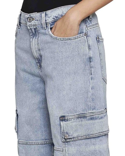 7 For All Mankind Blue Chiara Biasi X Jeans
