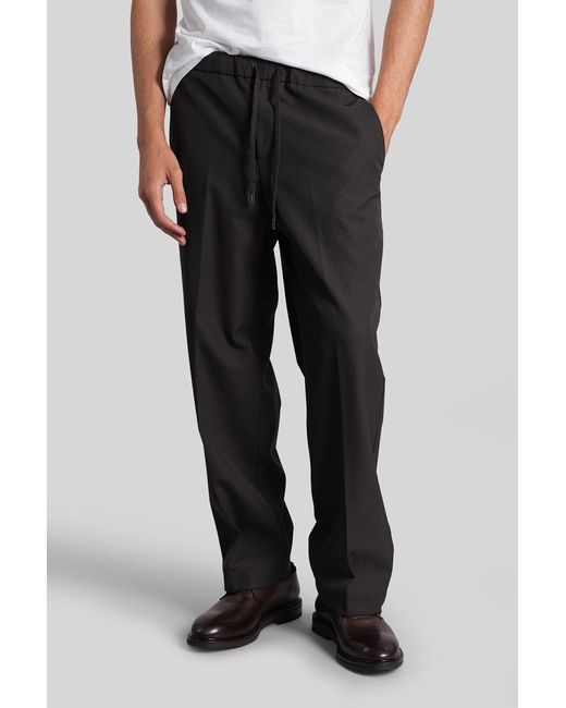 Costumein Black Pajama Pants for men