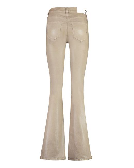 Pinko Natural High-rise Flared Jeans