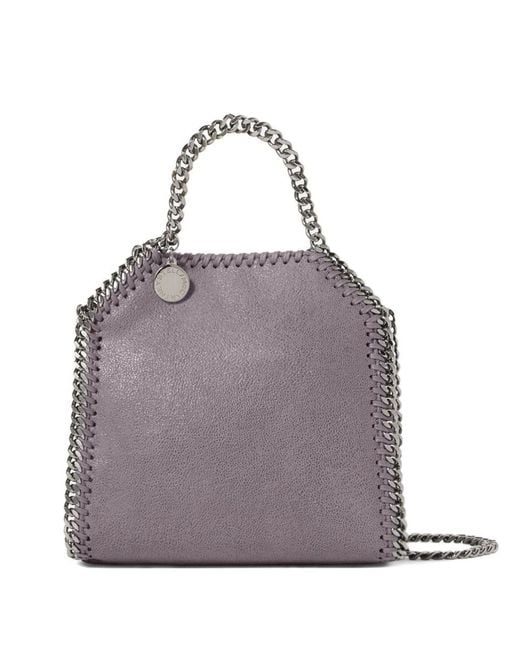 Stella McCartney Purple Falabella Tiny Crossbody Bag