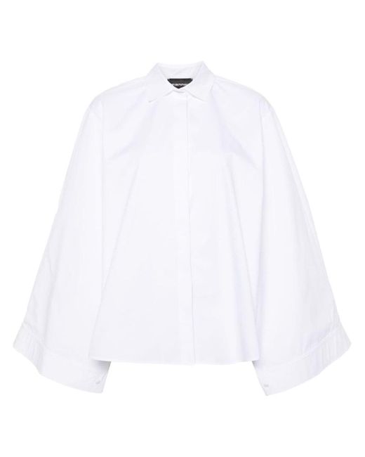 Emporio Armani White Cotton Shirt