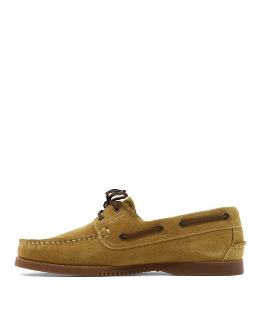 Paraboot Brown "barth" Boat Shoes for men