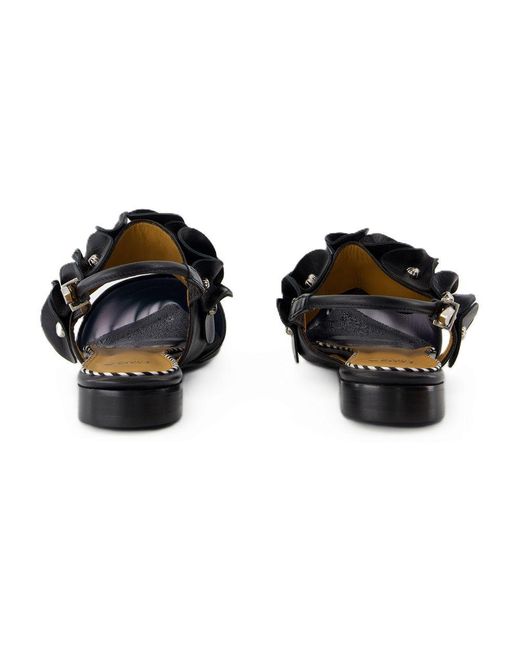 Toga Black Slingbacks Aj1398