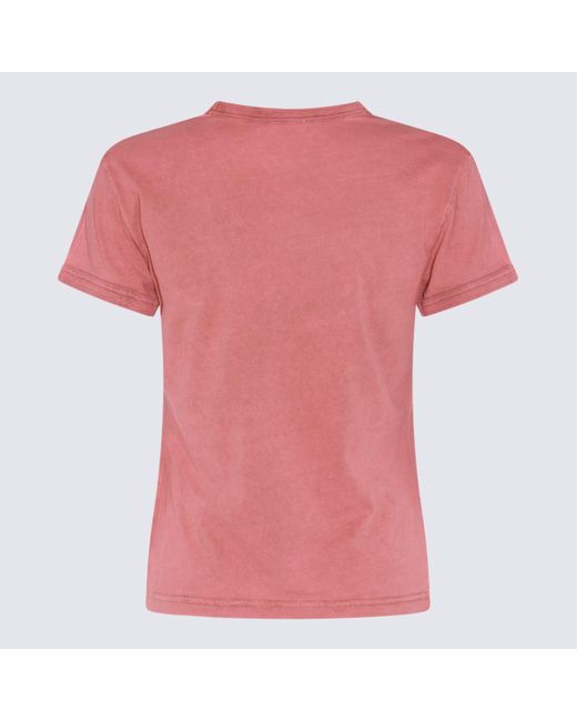 Acne Pink T-Shirts And Polos