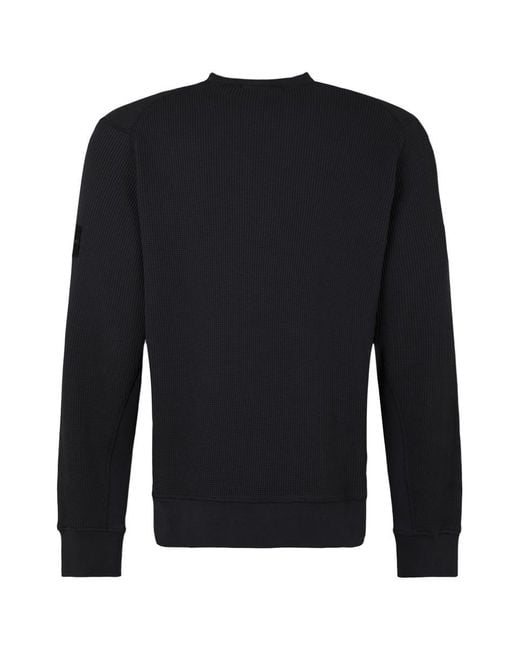 Stone Island Blue Cotton Crew-Neck Sweatshirt