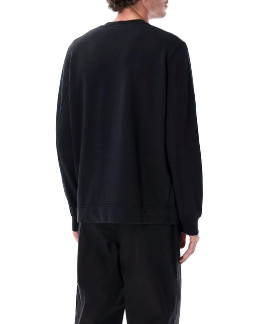 Stone Island Blue Cotton Crewneck Sweatshirt for men