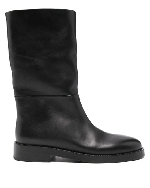 Marsèll Black "Tube" Ankle Boots Shoes