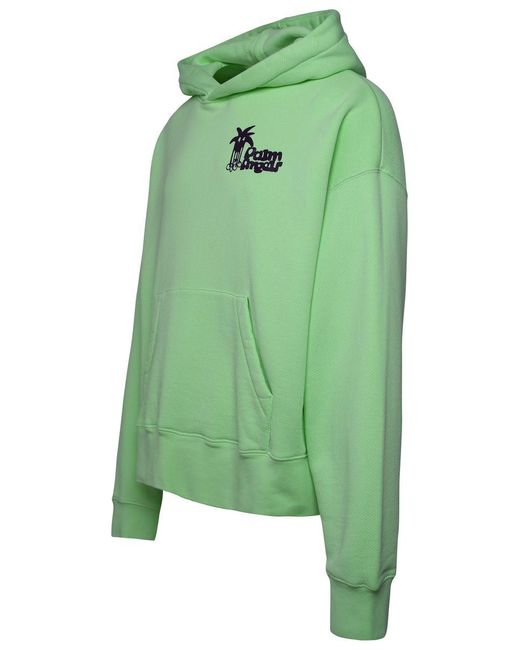 Palm Angels Green Sweaters for men