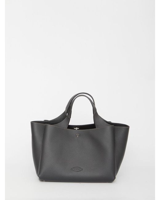 Tod's Gray Mini Leather Bag