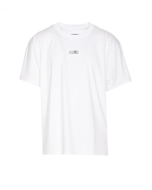 MM6 by Maison Martin Margiela White T-shirts And Polos for men
