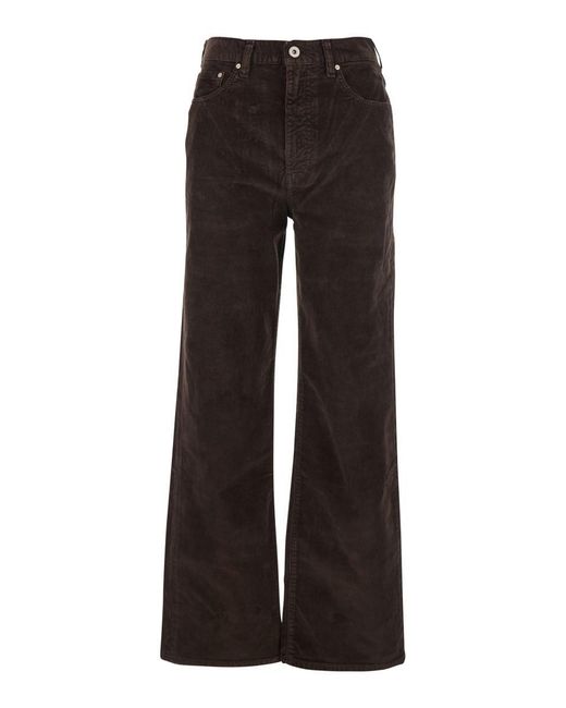 AG Jeans Black 'Kora' Jeans With Belt Loops And Logo Patch On The Rear
