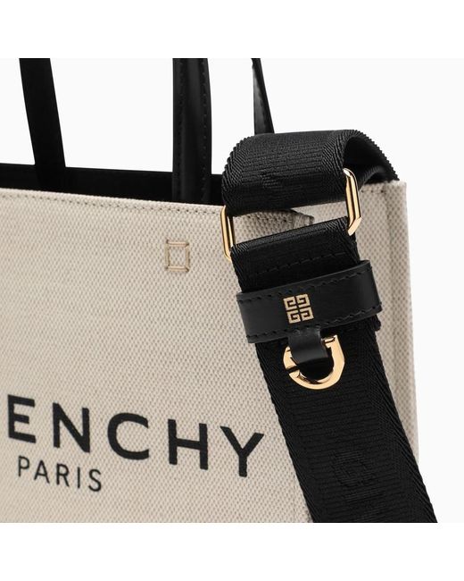 Givenchy Natural G Mini Canvas Tote Bag