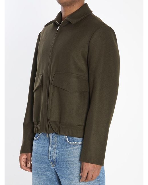 Barena Green Magan Caramal Outerwear for men