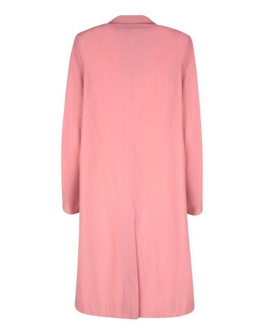 Forte Forte Pink Embroidery Duster Coat