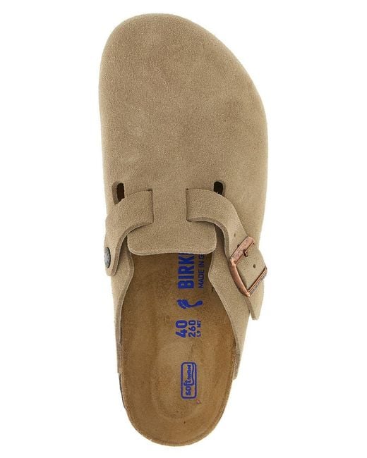 Birkenstock Brown 'Boston' Sabots