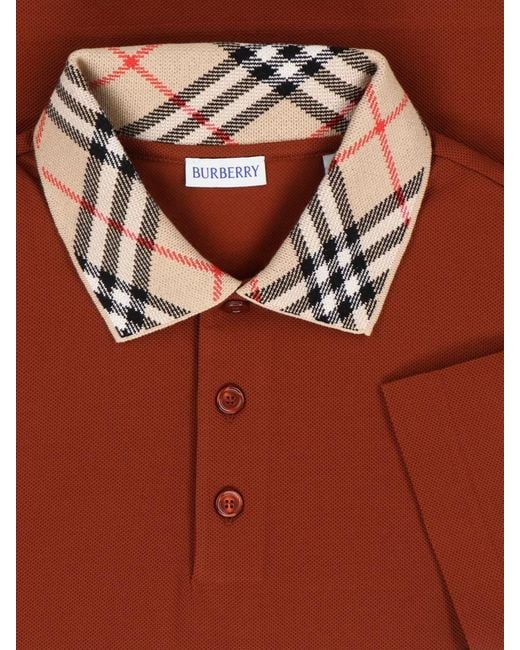Burberry Red T-Shirts And Polos for men