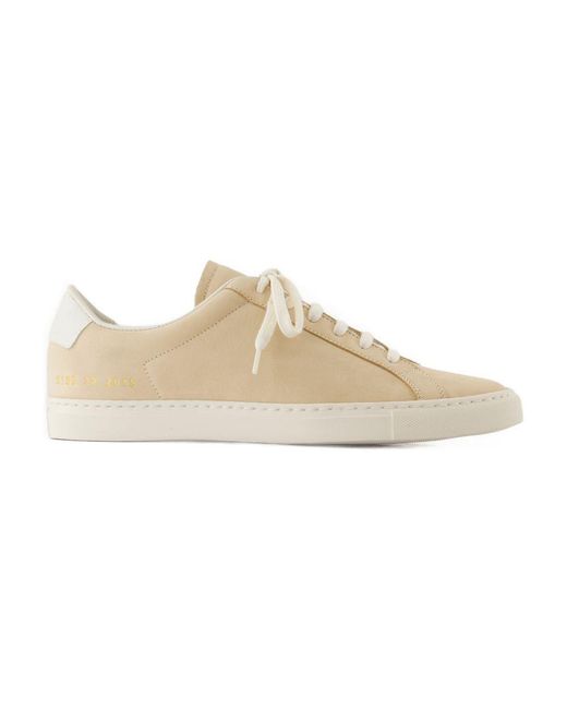 Common Projects Natural Retro Nubuck Sneakers