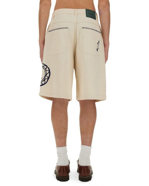 Drole de Monsieur Natural Cotton Bermuda Shorts for men