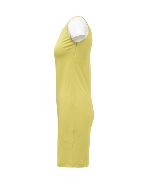 DSquared² Yellow One Shoulder Dress