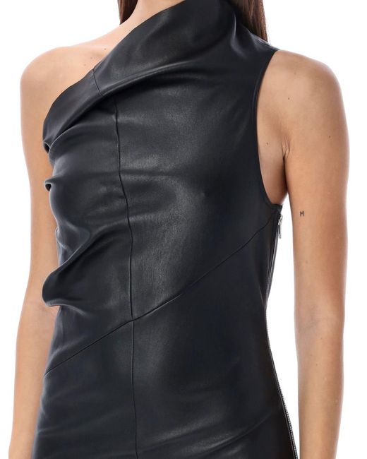 Rick Owens Black Athena Mini Dress