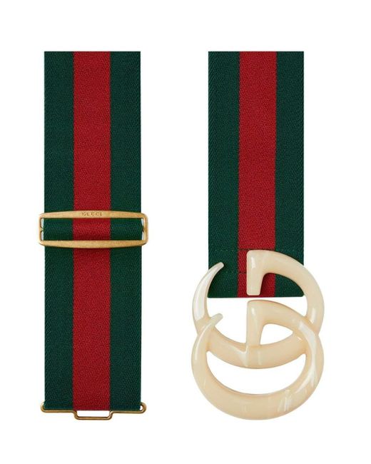 gucci belt with green and red
