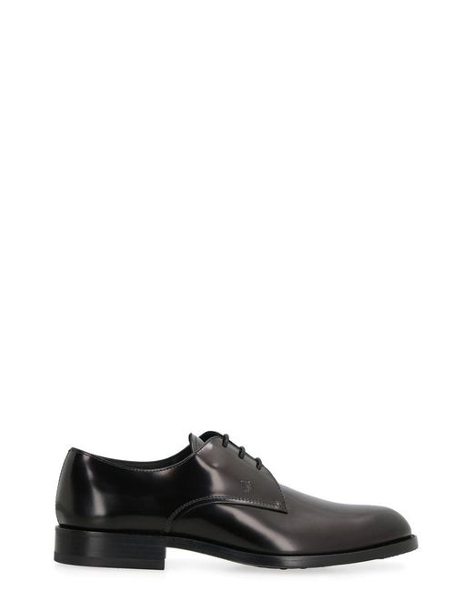 Tod's Black Lace-Up Shoe for men