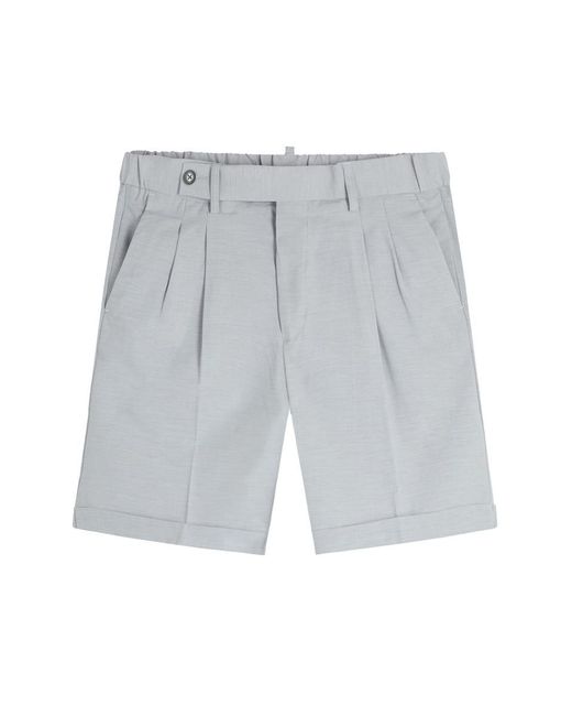 Gazzarrini x Michele Franzese Gray Shorts for men