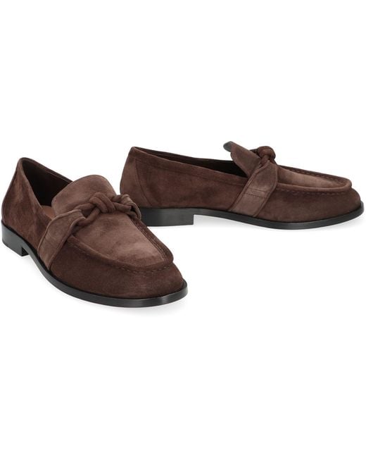 Bottega Veneta Brown Astaire Suede Loafers for men