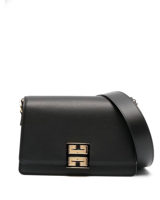 Givenchy Black 4g Leather Crossbody Bag