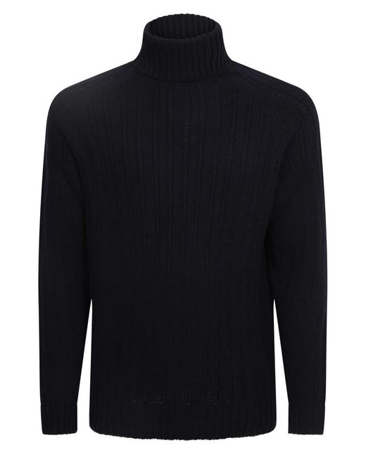 Original Vintage Style Blue Knitwear for men