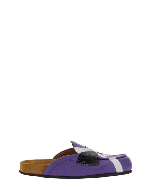 COLLEGE Purple Sabot With Iconic "x"