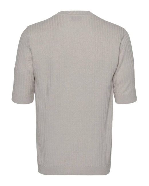 Lardini Gray T-Shirts And Polos for men