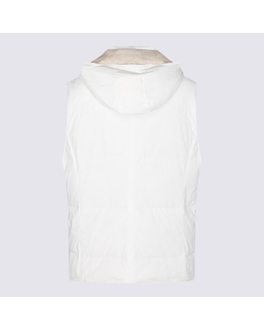 Brunello Cucinelli White Casual Jacket for men