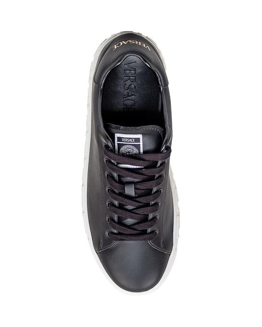 Versace Black Greek Sneaker for men