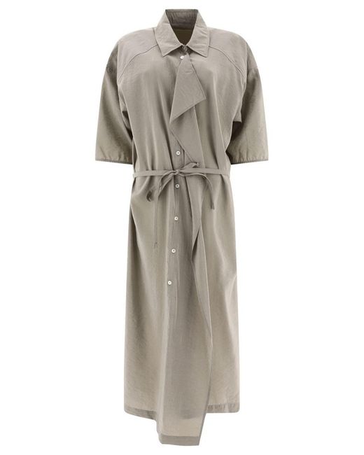 Lemaire Gray Asymmetric Dress
