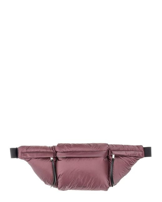 Jil Sander Purple Padded Pouch