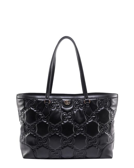 Gucci Leather Shoulder Bags in Black | Lyst Canada