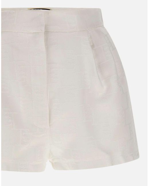 Elisabetta Franchi White Shorts